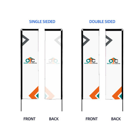 Extra Length Rectangular Flag