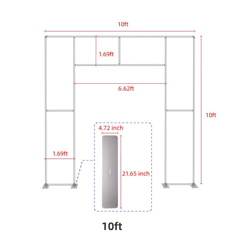 Flat Square Door Arch Stand