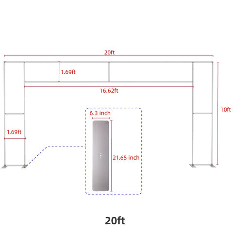 Flat Square Door Arch Stand
