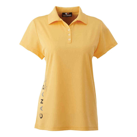 GS237 - Custom Solid polo shirt with self fabric johnny collar (ladies&