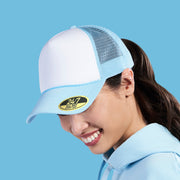 H08210 - Retro - 5-Panel Foam Snap Back Trucker Cap