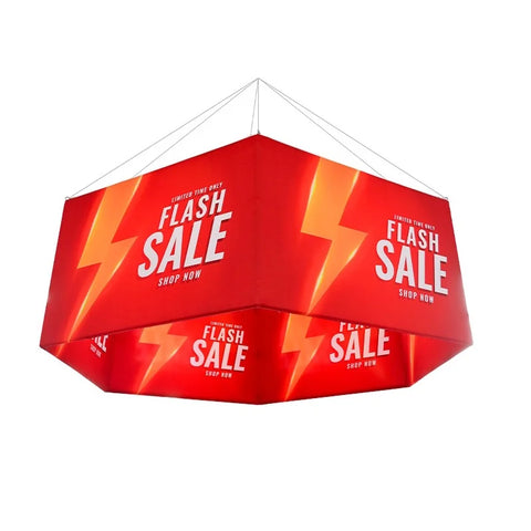 Hexagon Hanging Sign