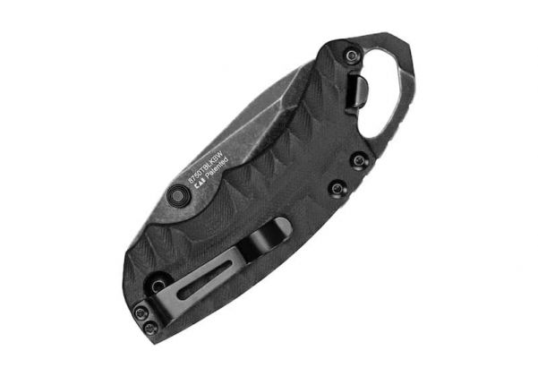 COUTEAU DE POCHE LINERLOCK SHUFFLE II TANTO - BLACKWASH