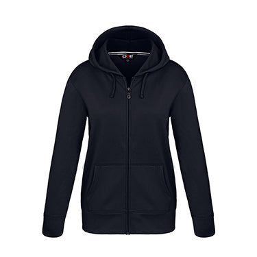 L00668 - Cypress Creek - Ladies Polyester Full-Zip Hooded Sweatshirt