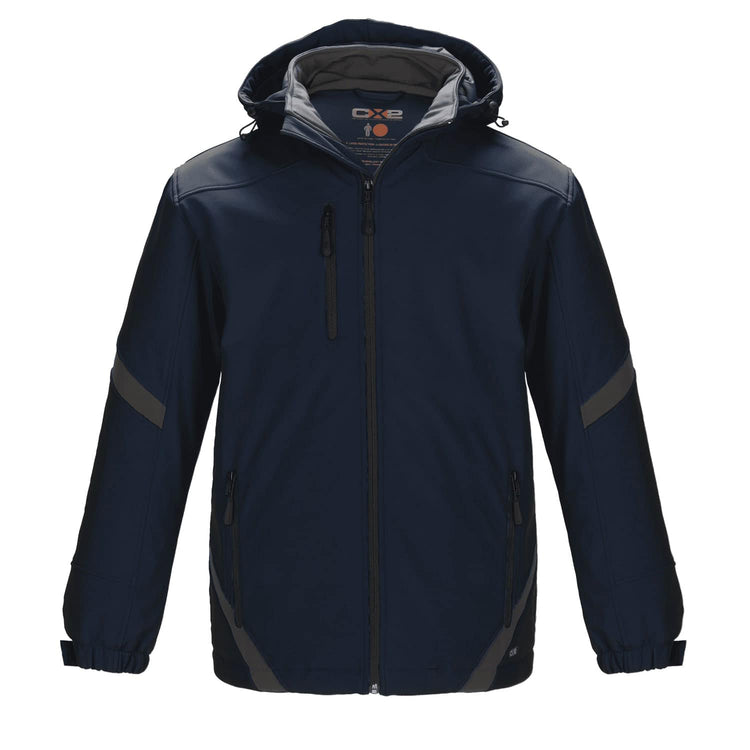 L03200 - Typhoon - Men's Insulated Softshell Jacket w/ Detachable Hood