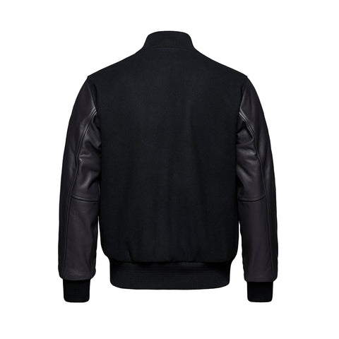 L06085 - Varsity - Melton and Leather Varsity Jacket
