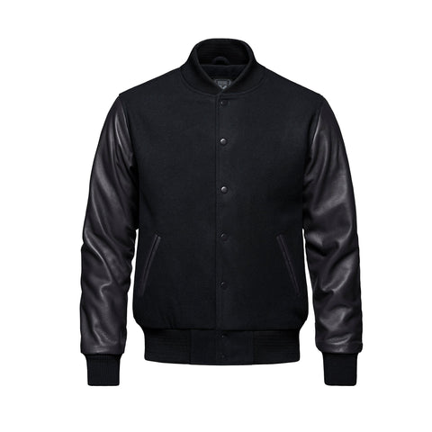 L06085 - Varsity - Melton and Leather Varsity Jacket