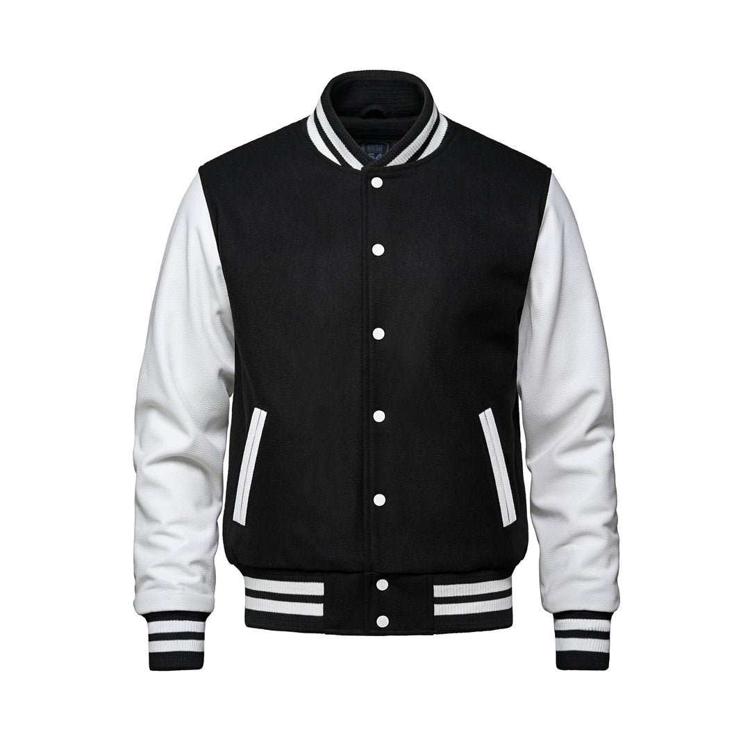 L06085 - Varsity - Melton and Leather Varsity Jacket