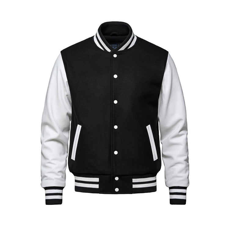 L06085 - Varsity - Melton and Leather Varsity Jacket