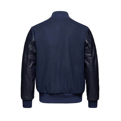 L06085 - Varsity - Melton and Leather Varsity Jacket