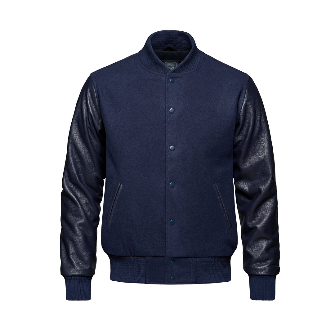 L06085 - Varsity - Melton and Leather Varsity Jacket
