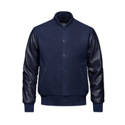 L06085 - Varsity - Melton and Leather Varsity Jacket