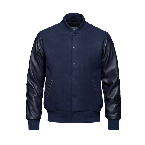 L06085 - Varsity - Melton and Leather Varsity Jacket