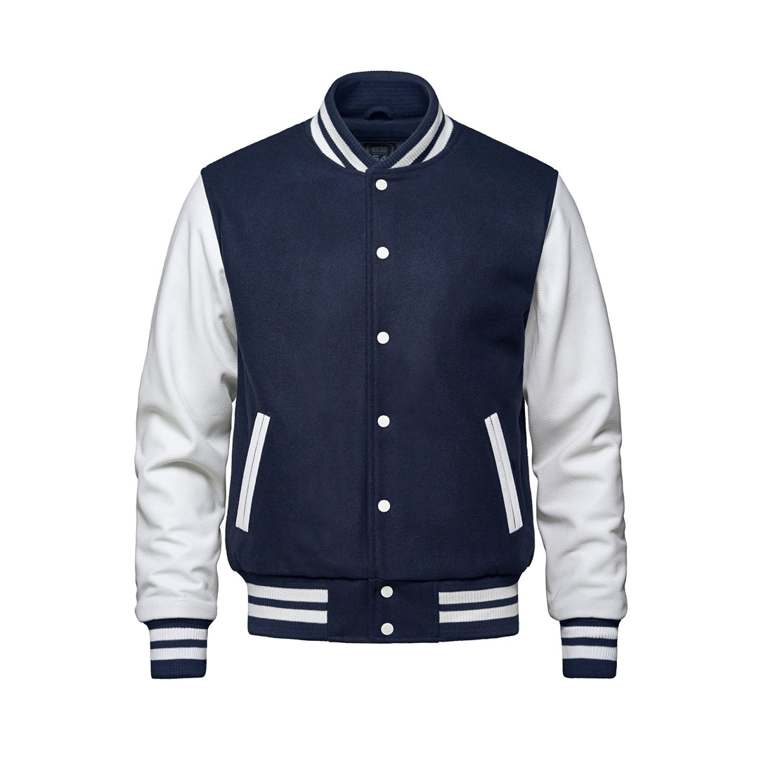 L06085 - Varsity - Melton and Leather Varsity Jacket