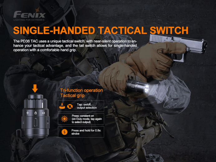 FLASH LIGHT PD36 TAC