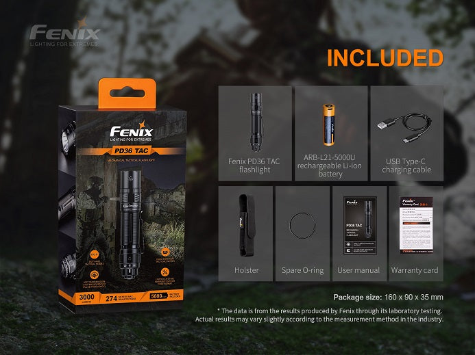 FLASH LIGHT PD36 TAC
