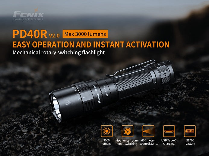 LAMPE DE POCHE PD40R V2.0