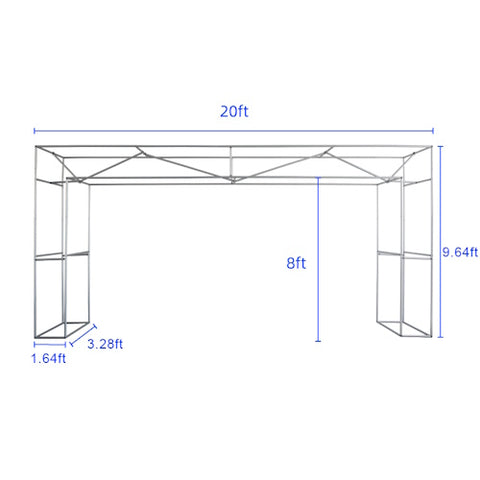 3D Rectangular Archway Frame