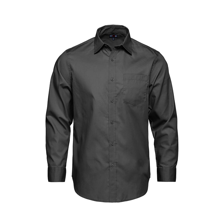 S04600 - Camden - Men's Poly-Cotton Twill Long Sleeve Easy-Care Shirt