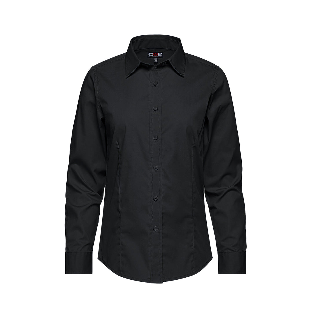 S04601 - Camden - Ladies Poly-Cotton Twill Long Sleeve Easy-Care Shirt