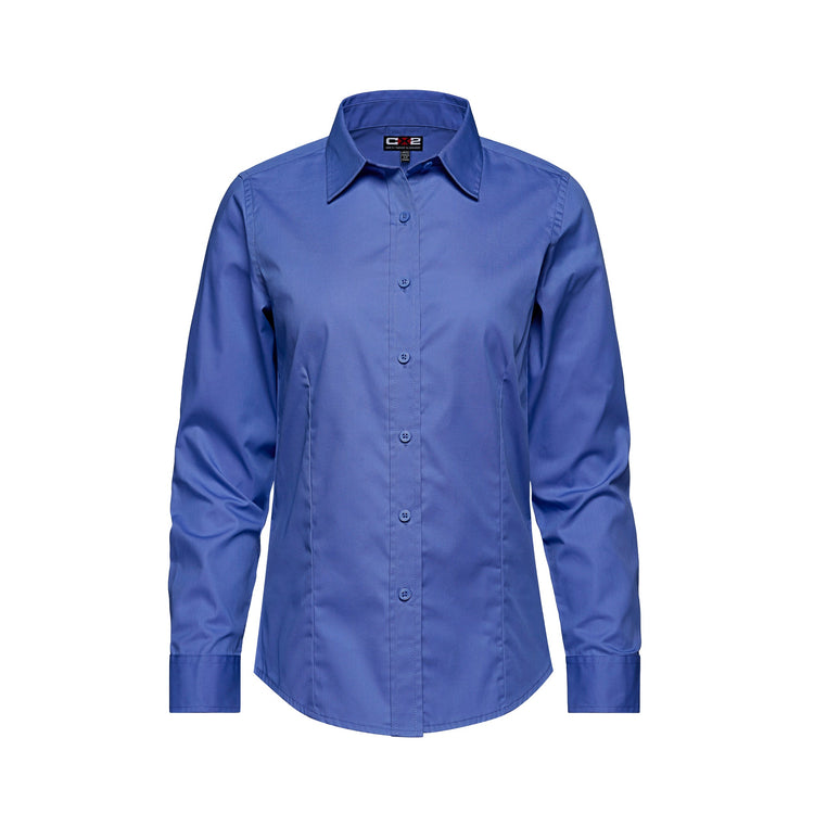 S04601 - Camden - Ladies Poly-Cotton Twill Long Sleeve Easy-Care Shirt