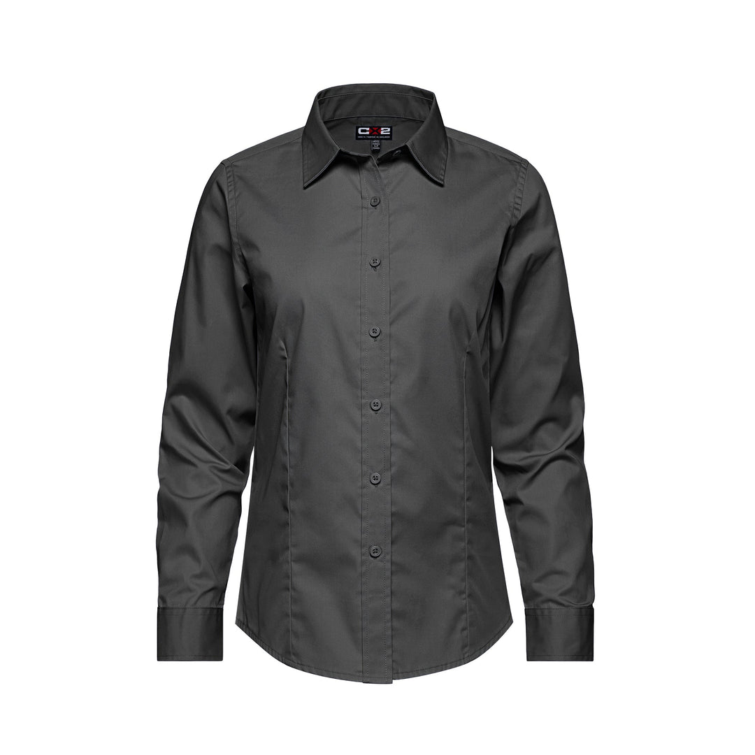 S04601 - Camden - Ladies Poly-Cotton Twill Long Sleeve Easy-Care Shirt
