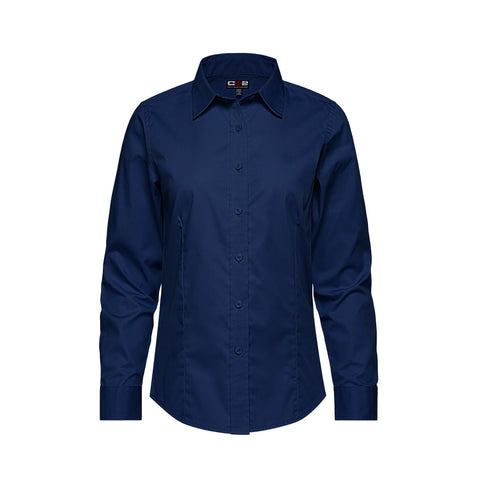 S04601 - Camden - Ladies Poly-Cotton Twill Long Sleeve Easy-Care Shirt