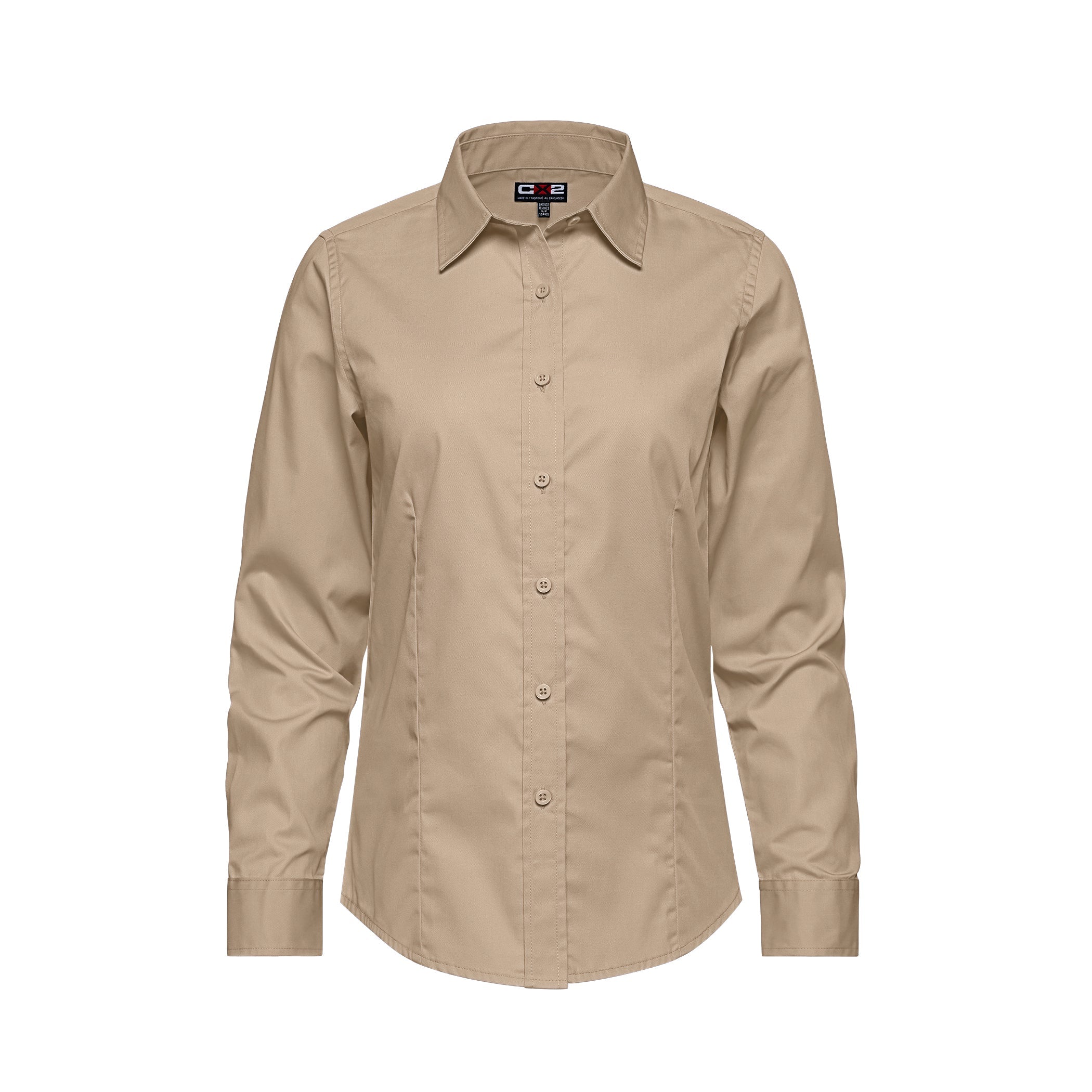 S04601 - Camden - Ladies Poly-Cotton Twill Long Sleeve Easy-Care Shirt
