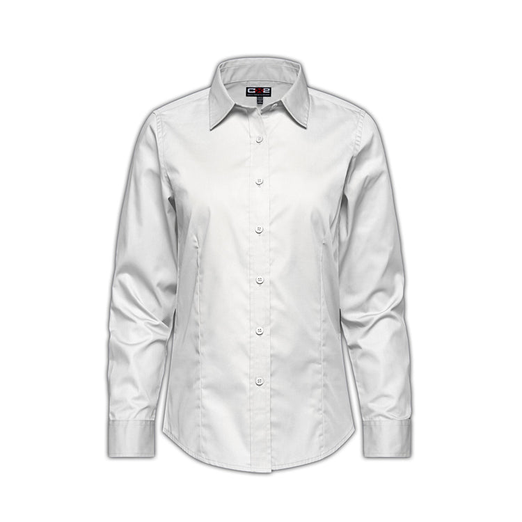 S04601 - Camden - Ladies Poly-Cotton Twill Long Sleeve Easy-Care Shirt