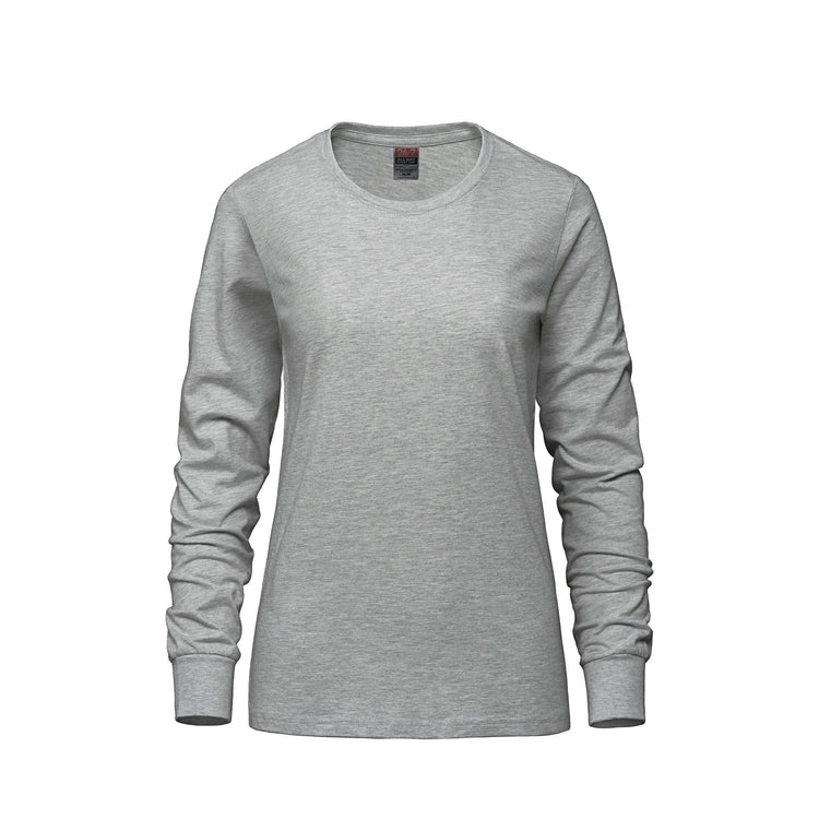 S05616 - Breeze - Ladies RING SPUN Combed Cotton Long Sleeve Crewneck T-Shirt