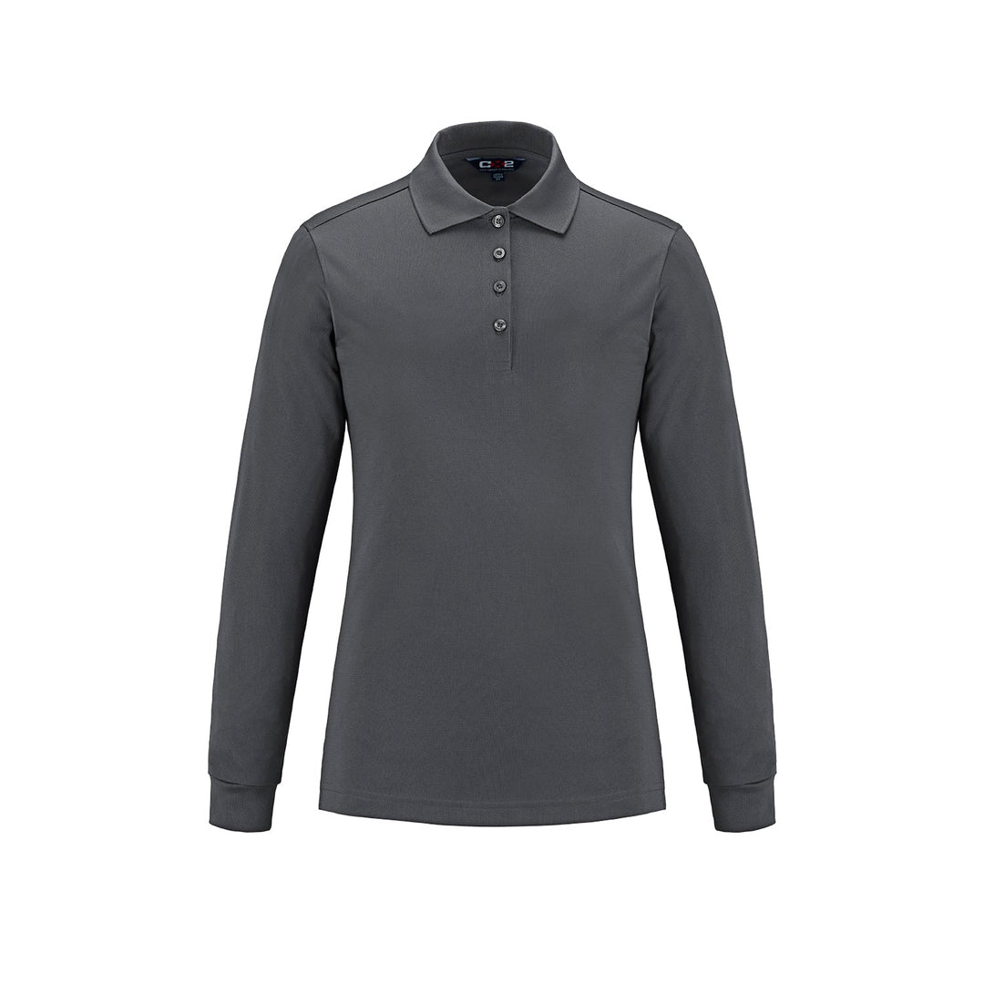 S05738 - Birdie - Ladies Long Sleeve Pique Mesh Polo