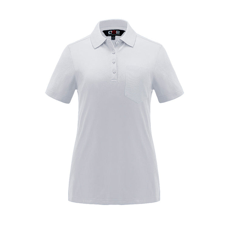 S05746 - Caddy - Ladies Pique Mesh Polo w/ Pocket