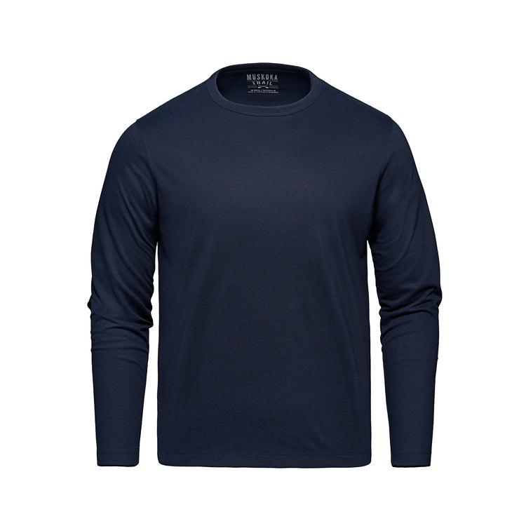 S05895 - Riverside - Cotton-Poly Long Sleeve Crewneck T-Shirt