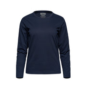 S05896 - Riverside - Ladies Cotton-Poly Long Sleeve Crewneck T-Shirt