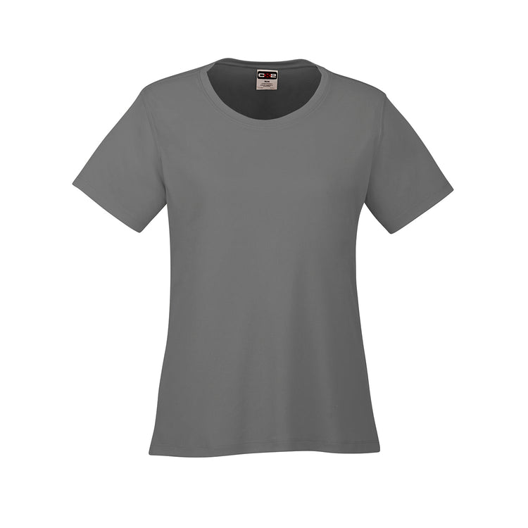 S05936 - Coast - Ladies Crew Neck Polyester Tee