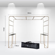 Square Arch Booth Frame
