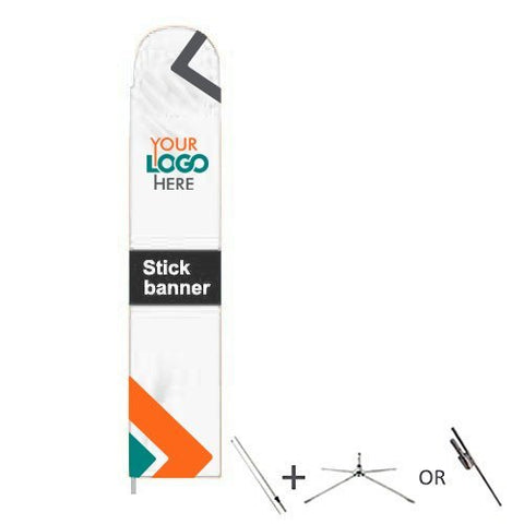Stick Banner Flag