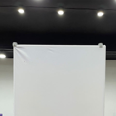 Tension Fabric Stand With Hanging Rail