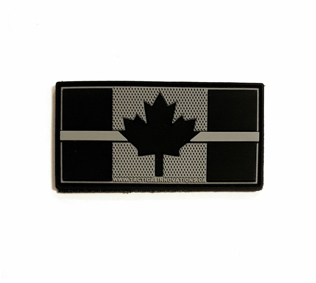 Ligne grise mince canadienne - 1,5"x3" 