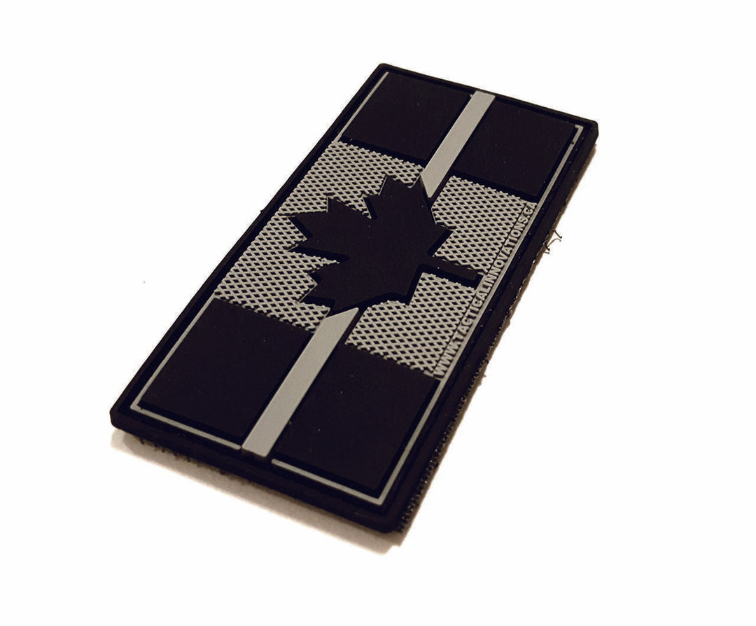 Ligne grise mince canadienne - 1,5"x3" 