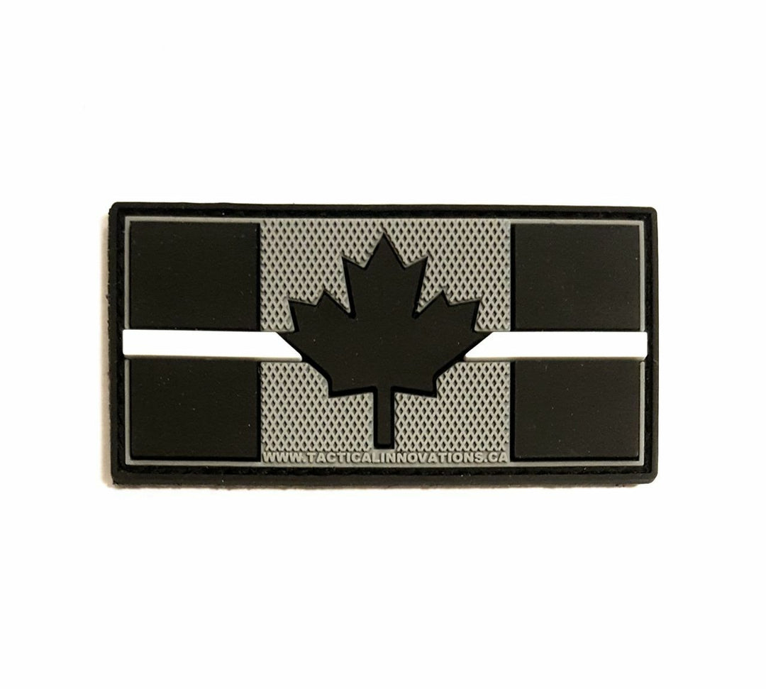 Ligne blanche mince canadienne - 1,5"x3" 