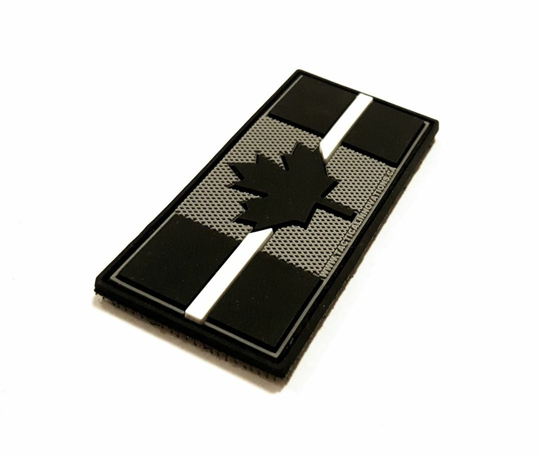Ligne blanche mince canadienne - 1,5"x3" 
