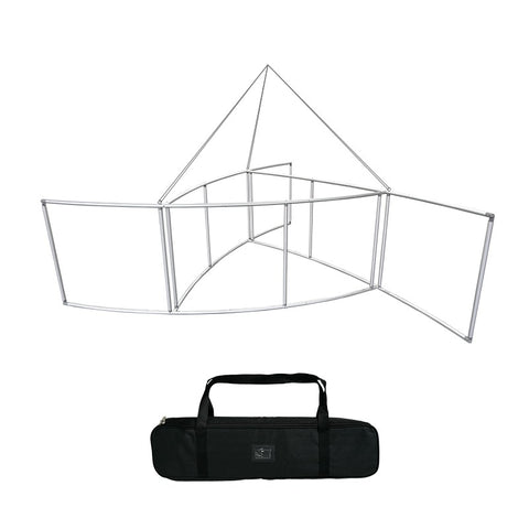 Three-Sided Pinwheel Shaped Hanging Sign
