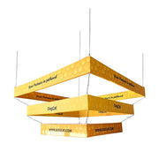 Tiered Square Hanging Sign
