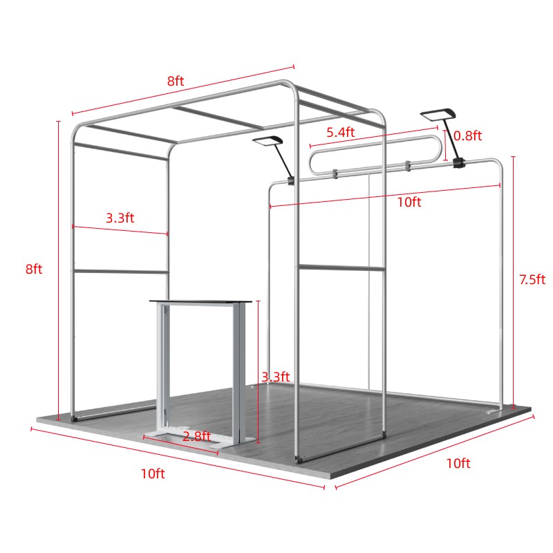 10ftx10ft Custom Trade Show Booth A2