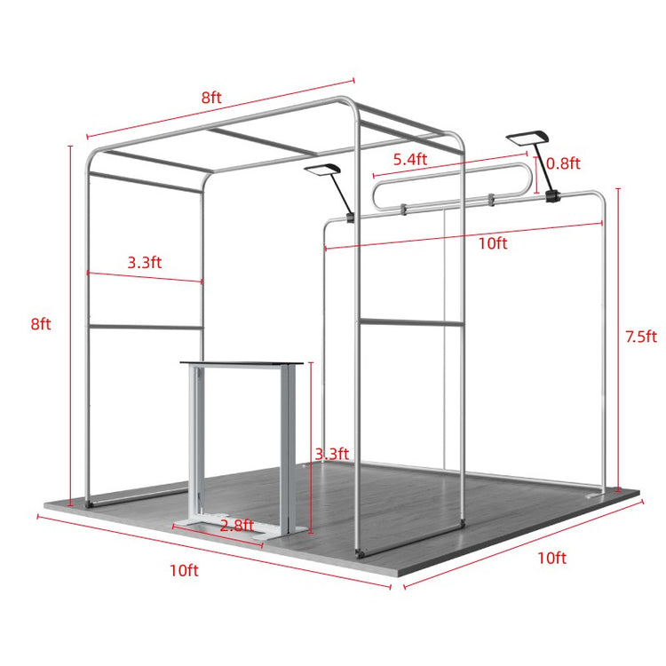 10ftx10ft Custom Trade Show Booth A2