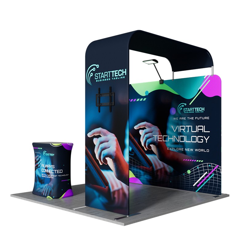 10ftx10ftt Custom Trade Show Booth A3