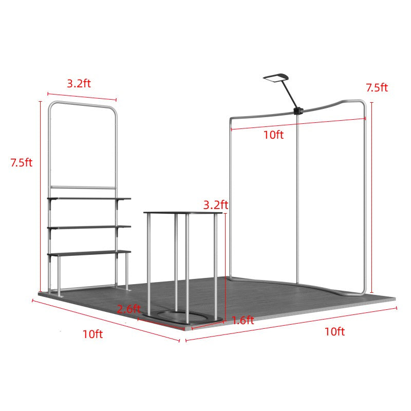 10ftx10ft Custom Trade Show Booth A4
