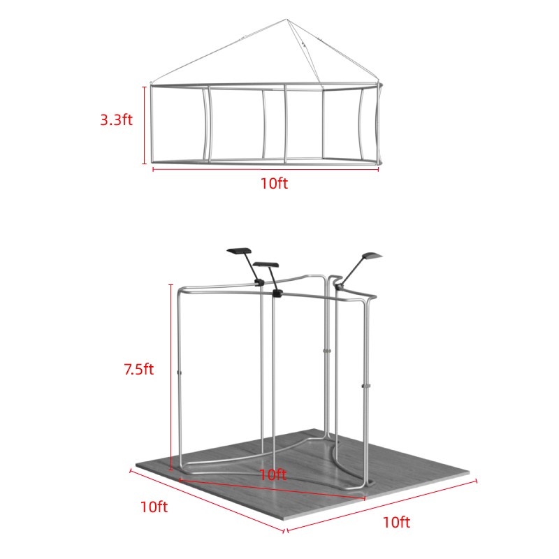 10ftx10ft Custom Trade Show Booth A5