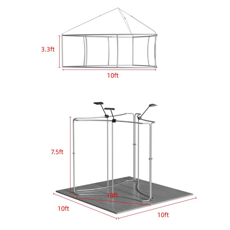 10ftx10ft Custom Trade Show Booth A5